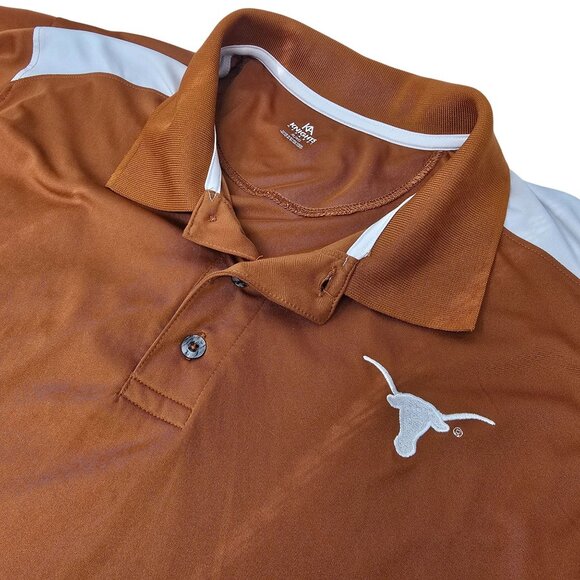 Knights Apparel Texas Longhorn Golf Polo Shirt XL Men's Short Sleeve‎ - Picture 1 of 6